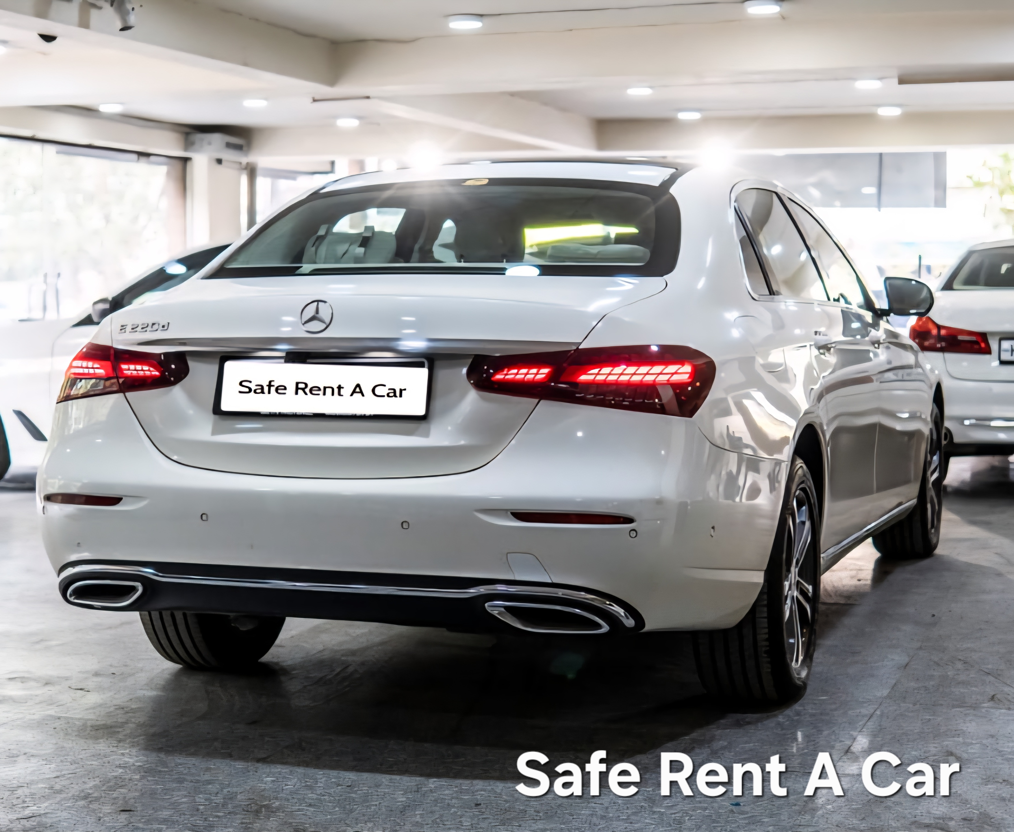 Mercedes E Class 220D SRAC in Garage