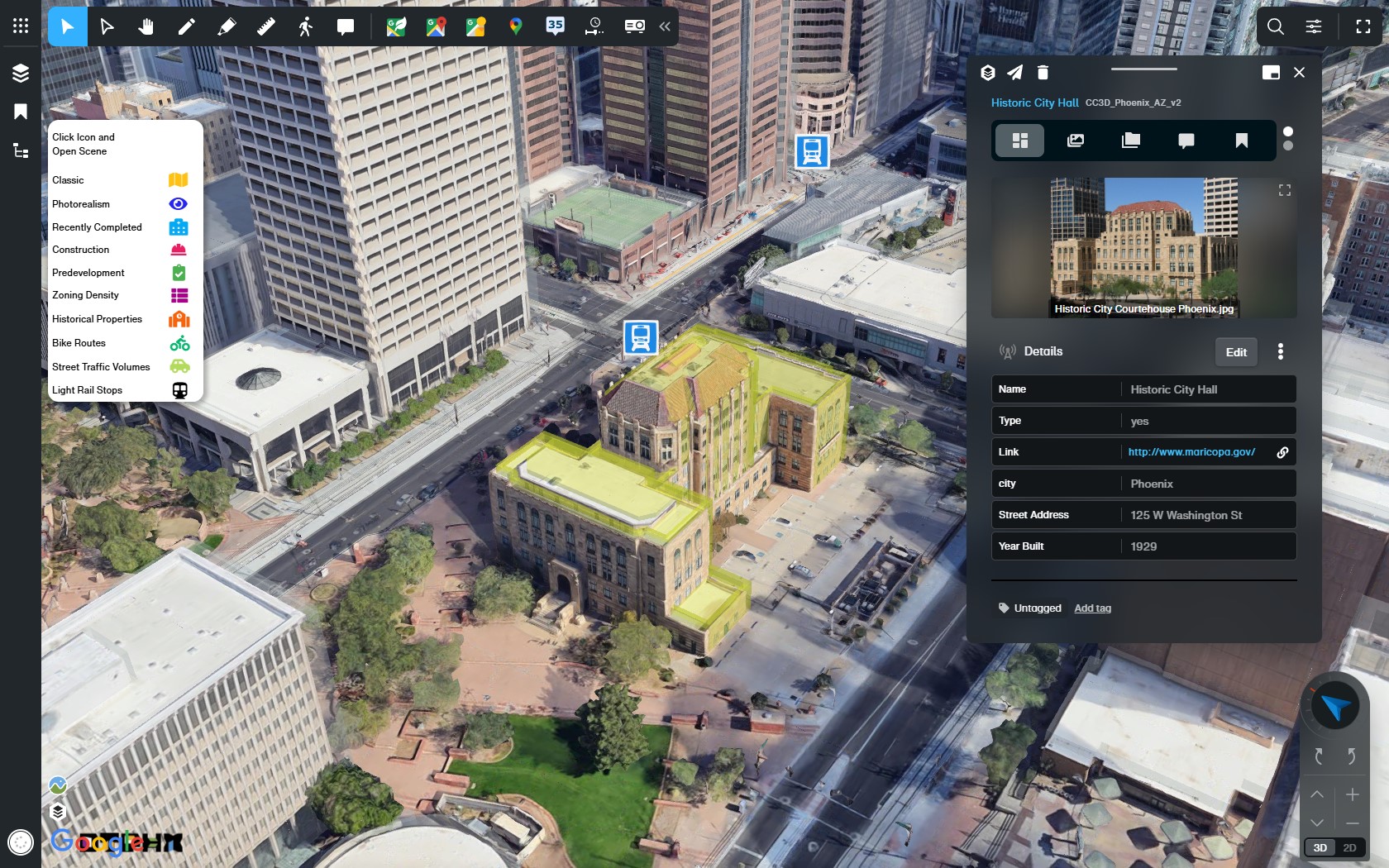 Historic City Hall Phoenix Photorealism Historic City Hall Phoenix Photorealism