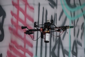 Professional Drone Graffiti Removal for Commercial Buildings