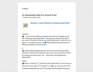 ai social email