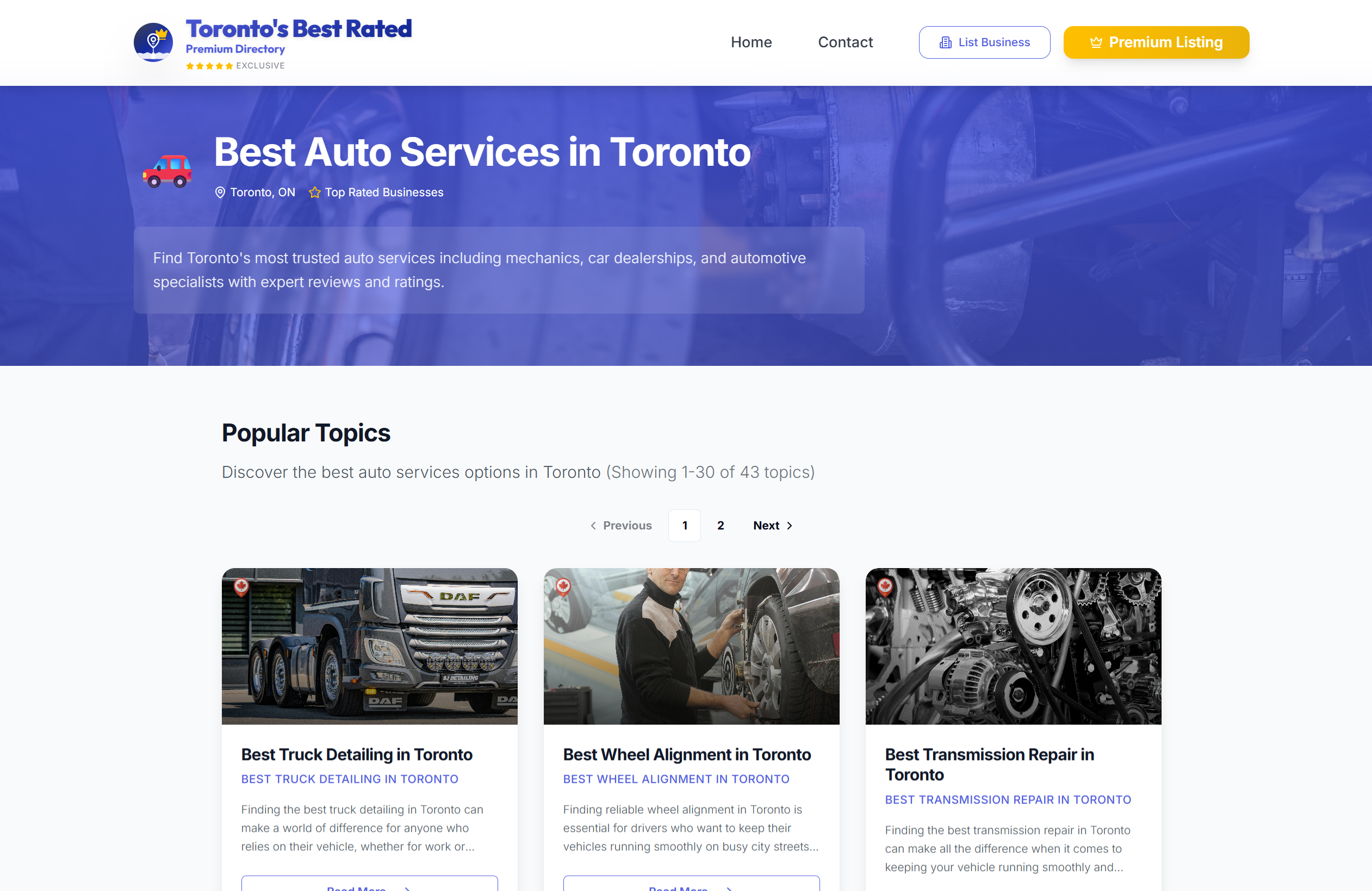 Toronto Best Rated Business directory for Toronto Ontario Toronto Best Rated Business directory for Toronto Ontario