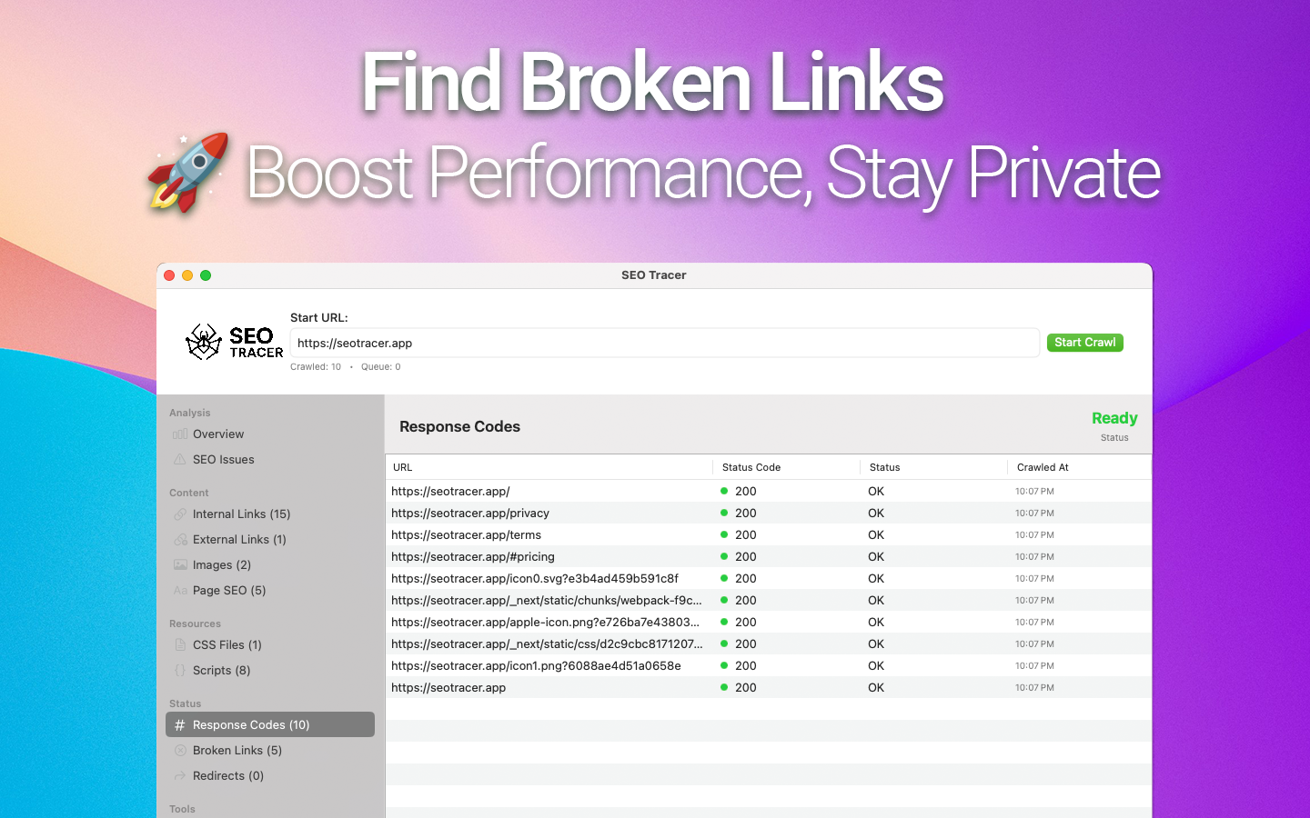 Find Broken Links