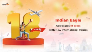Indian Eagle Celebrates 18 Years with New International Routes