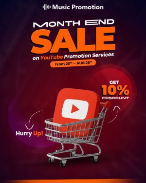 Month End Sale on YouTube Promotion Services