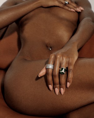 haute panties with emerald by Louna&solce