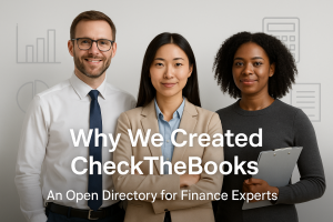 Why we created CheckTheBooks
