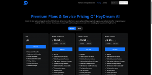 heydream ai pricing