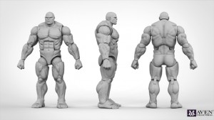 Image Courtesy of Maven Collectibles LLC. - Full TITAN Body blank action figure.