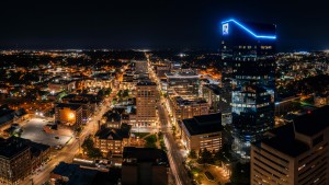 Lexington Skyline at Night