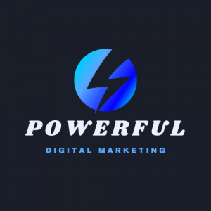 Powerful Digital Marketing Logo