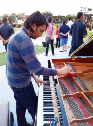 vohra piano technician at work