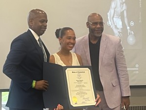 Senator Doug McCrory and Representative Joshua Hall presents proclamation