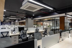 working space interior by JSR Architect interior