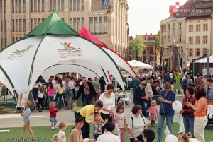 9x9m veranstaltungs pavillons swissdisplay