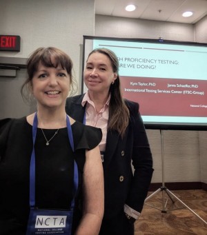 NCTA ITSC Group G TELP Researchers preseting at NCTA National College Testing Associations