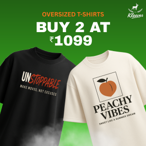 Buy 2 Oversized T-Shirts at just Rs.1099