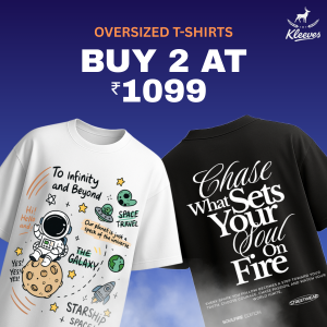 Buy 2 Oversized T-Shirts at just Rs.1099