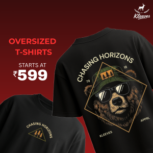 Oversized T-Shirts Starts at just Rs.599