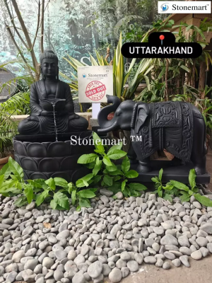 marble buddha fountain