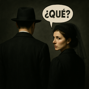 ¿Qué? — sometimes the only word left when silence speaks louder than sound.