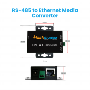 RS 485 to Ethernet Media Converter 2