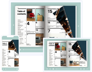 FlipHTML5 allows users to read digital product catalogue on different devices