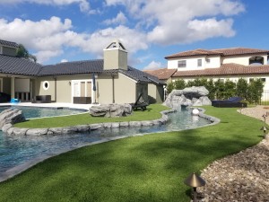 Pool turf Installation Longwood