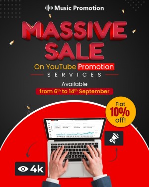 10% Off on YouTube Promotion Services