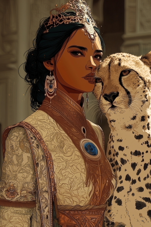 Queen Makeda and Mooney