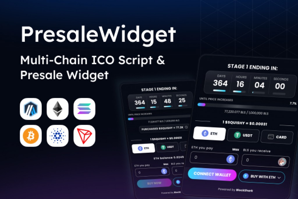 PresaleWidget Launches Multi-Chain ICO Script and Presale Widget to ...