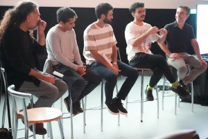 Alex (Raúl E. Peyret) and Felix (AJ Amber) in Córdoba, from Home(sick).