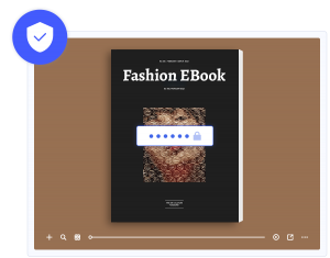 publish ebook online with password