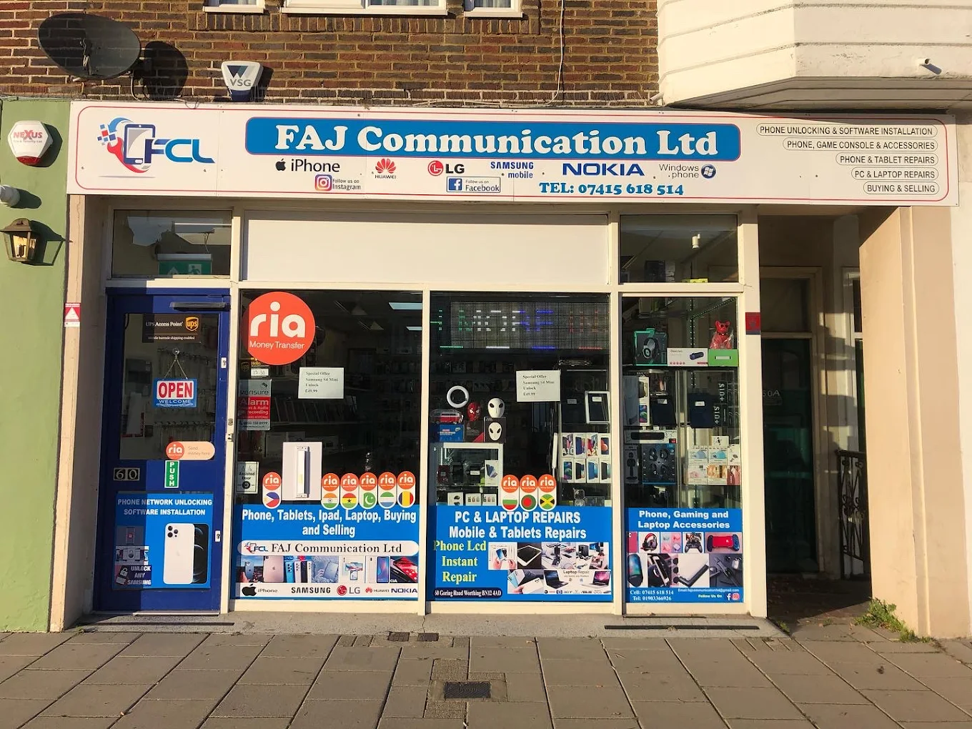 FCL Phone Repair Grow Reliable Phone Shop Worthing England