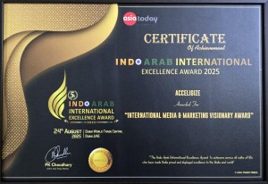 Acceligize Indo Arab Award 2025