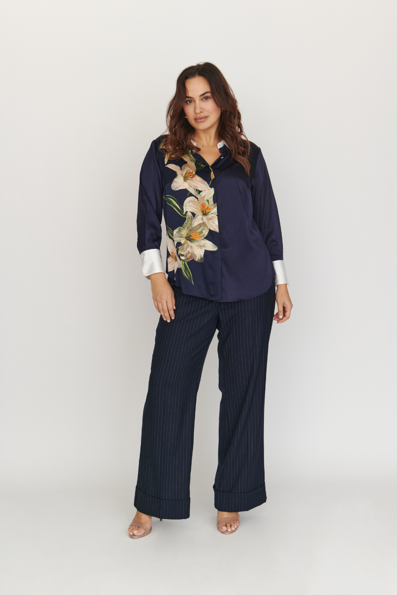 Livia Blouse Rosa Pant