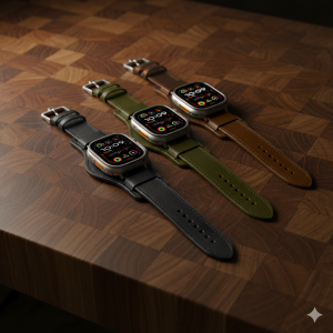 Garstin 3 watch straps flat