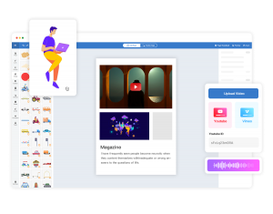 add interactive features to flipbook
