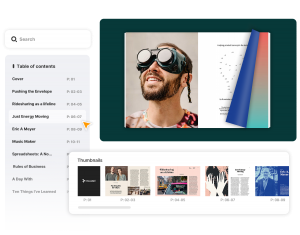 online magazine with toc