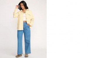 Billabong Womens Jacket Fadeaway Long Sleeve Shacket