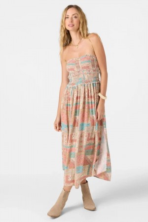 Oneill Womens Dress Devyn Cabella Midi