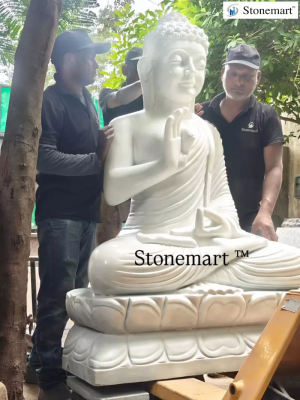 Stone Buddha statue