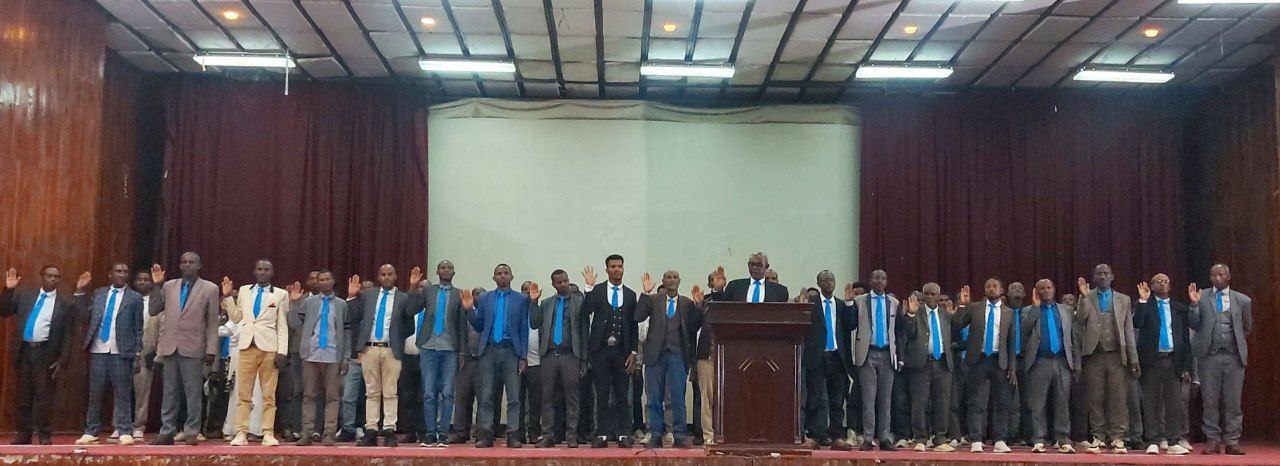 Pastors representing 84 churches participate in a pledge ceremony during the event Pastors representing 84 churches participate in a pledge ceremony during the event
