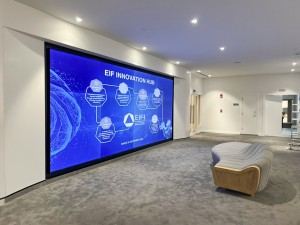 Lab reception Video Wall