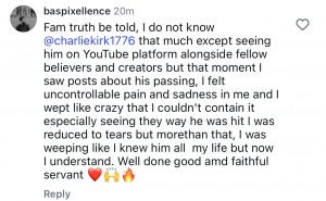 “I was weeping like I knew him all my life...” @baspixellence, IG