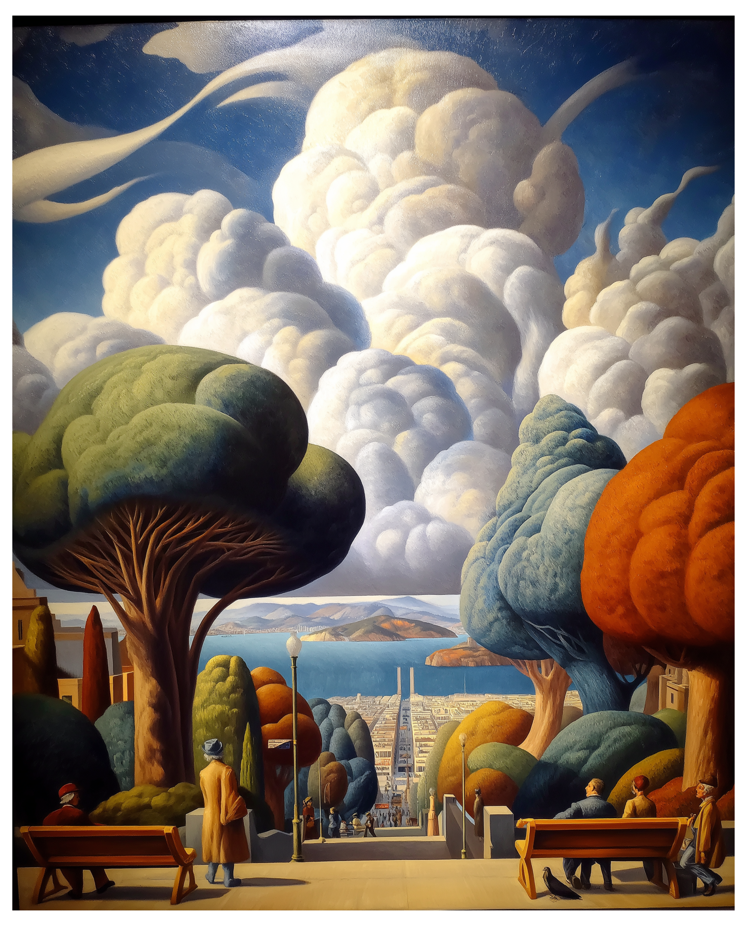 Easton Cain Oil PaintingLombard Street