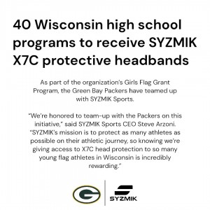 40 Wisconsin high school programs to receive SYZMIK X7C protective headbands