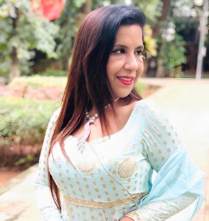 PRATIMA PANDEY RANI IN A DEVOTIONAL MOOD