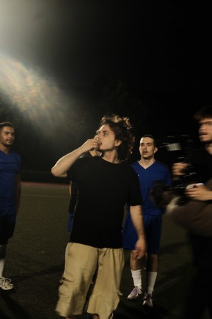 zapoida francis on the set of LOVE LANGUAGE