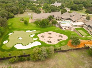 Backyard Golf Course Top View