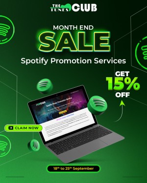MONTH END SALE ON SPOTIFY PROMOTION SERVICES